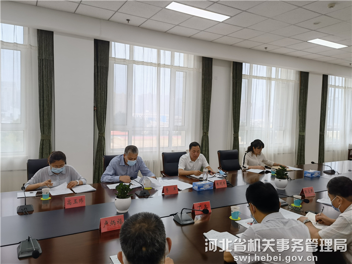 朱现军参加省机关事务局房管处党支部党史学习教育专题组织生活会